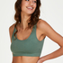 Seamless bralette, Green
