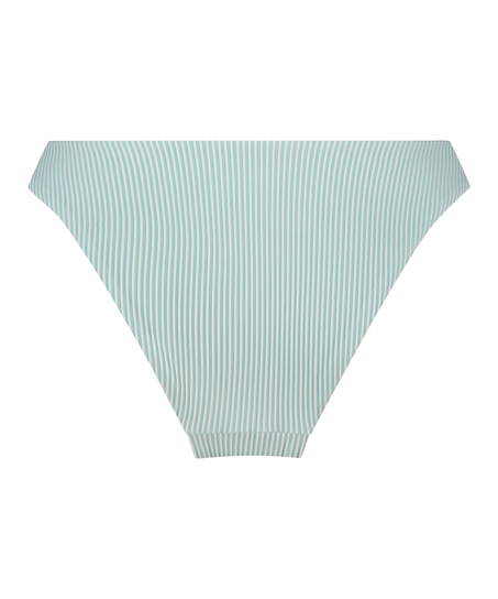 Fiji High-Leg Bikini Bottoms, Blue