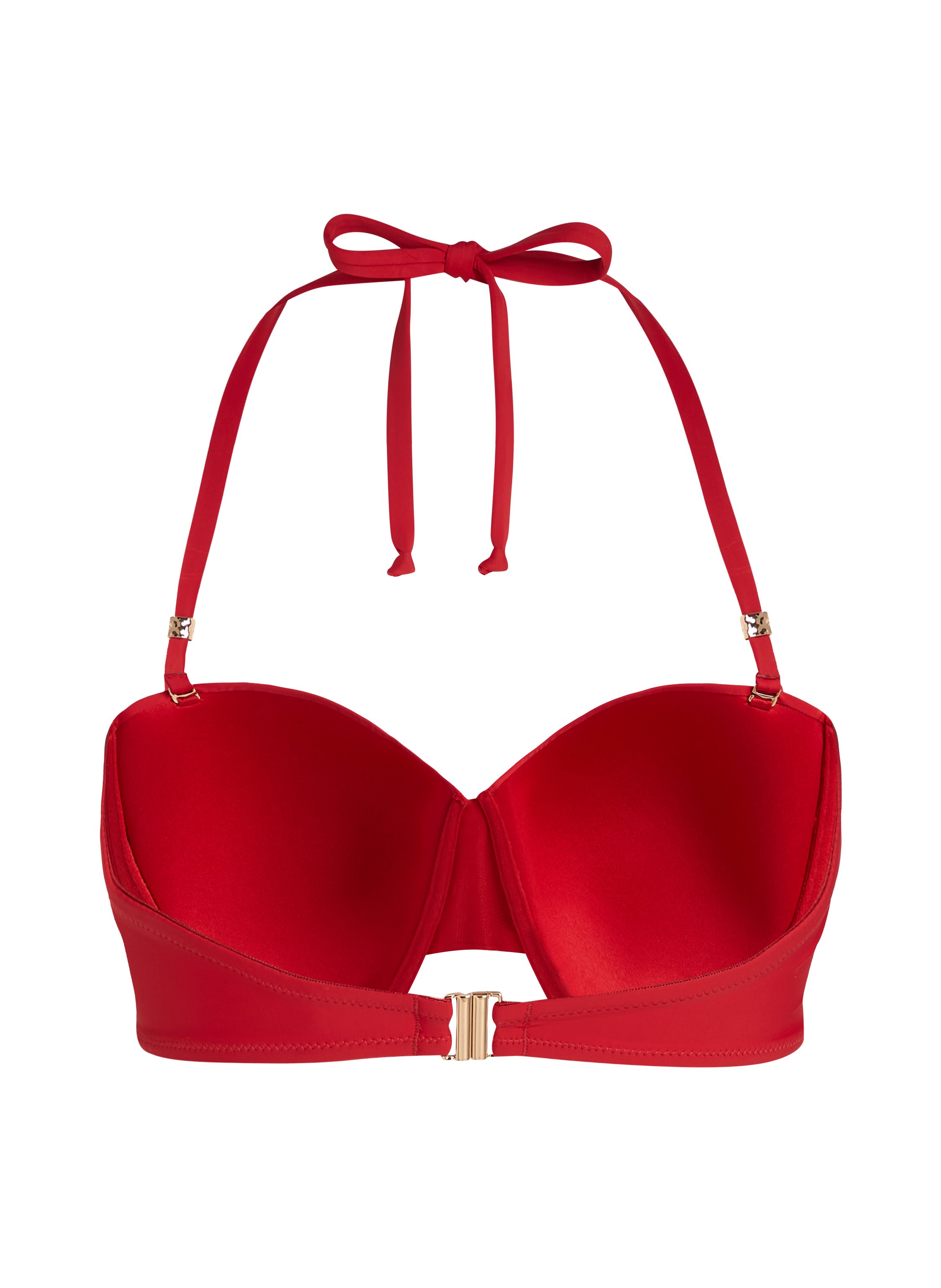Luna Bikini Top, Red, main