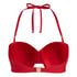 Luna Bikini Top, Red