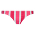 Candy Stripes Low Brazilian Bikini Bottoms, Pink