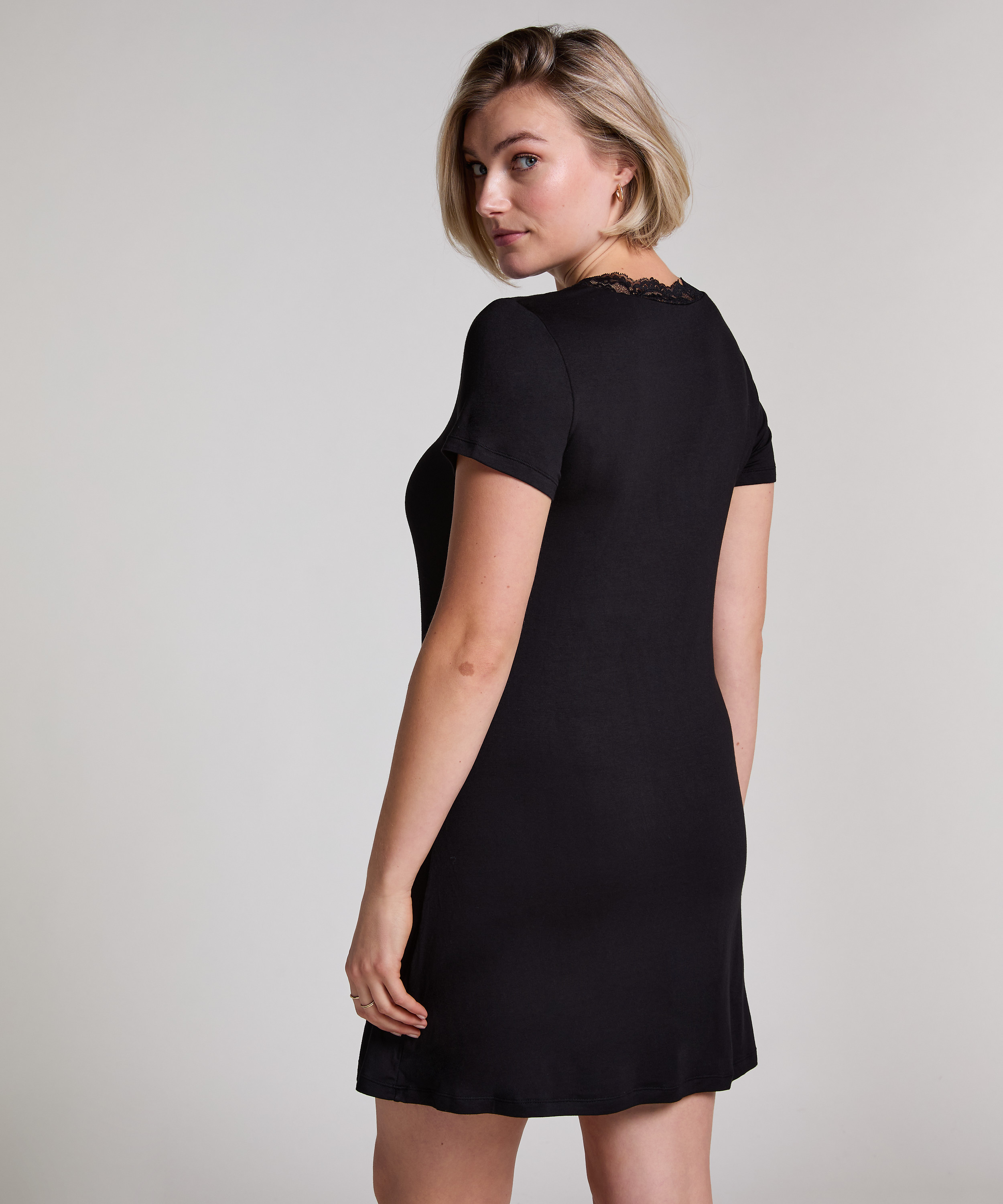 Nightshirt Jersey, Black, main
