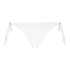 Maldives Brazilian tanga bikini bottoms, White