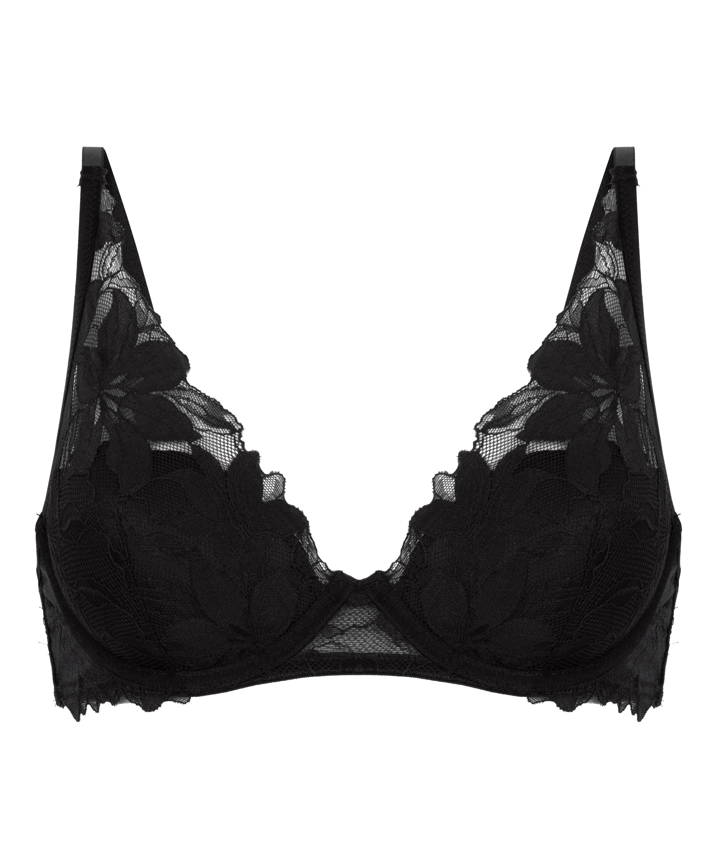 Ingrid Padded Underwired Bra, Black, main