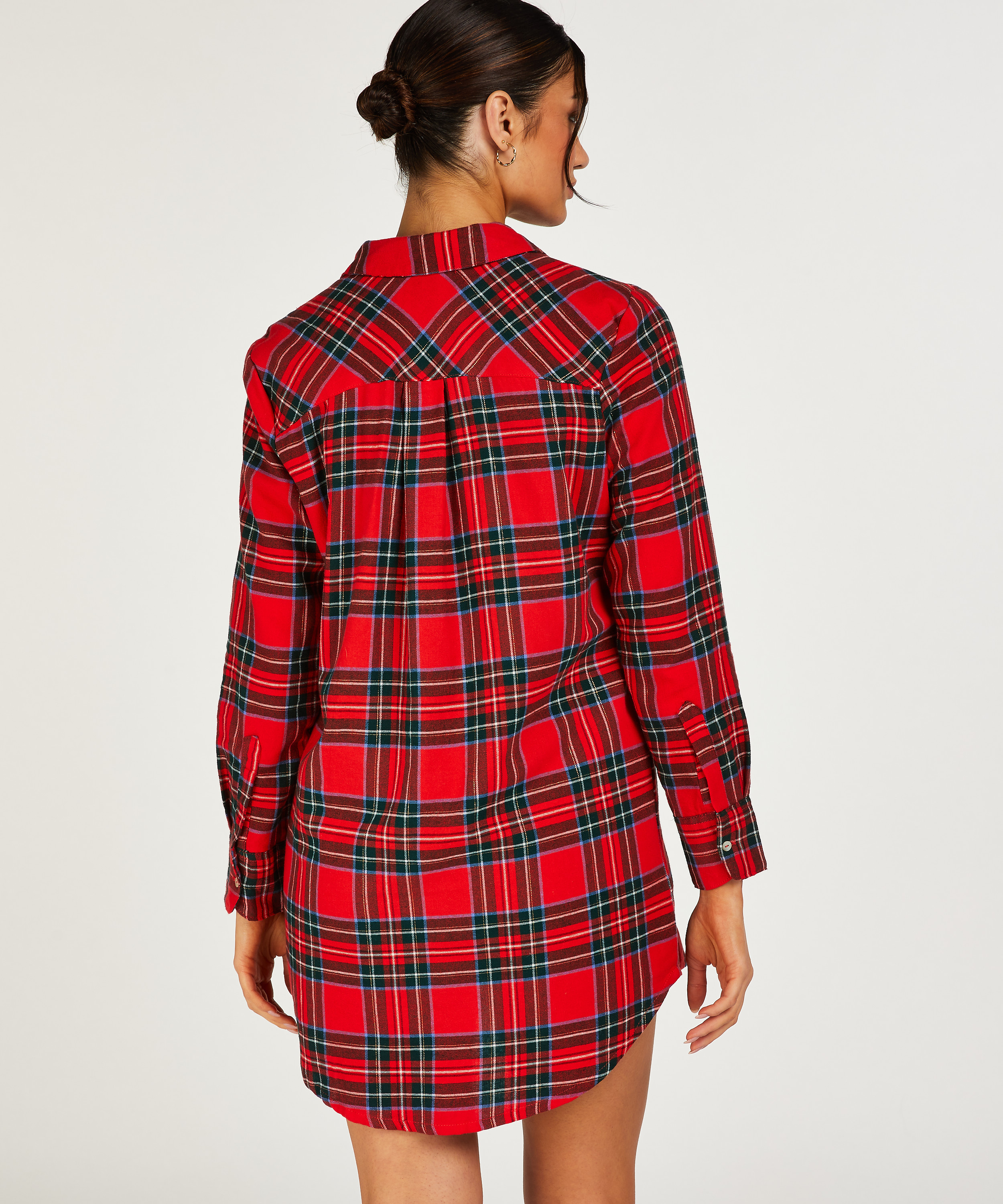 Menshirt nightshirt Jersey, Red, main