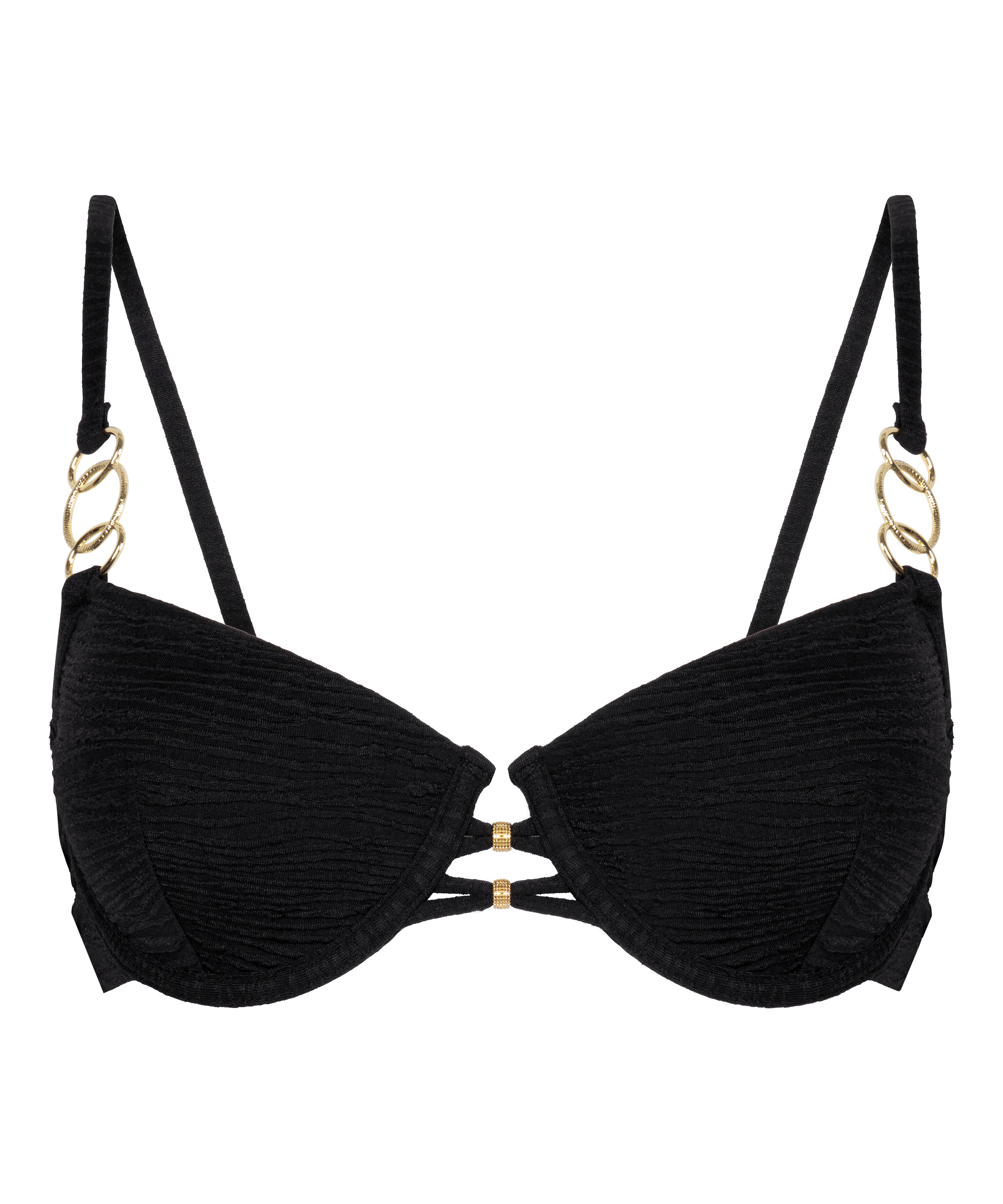 Bahamas Padded Bikini Top, Black, main