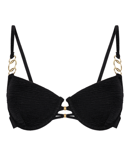 Bahamas Padded Bikini Top, Black