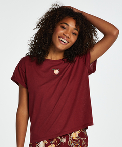 Short-Sleeved Top, Red