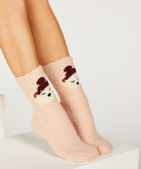 2-Pack Cosy Socks, Pink