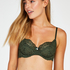 Rose Non-Padded Underwired Bra, Green
