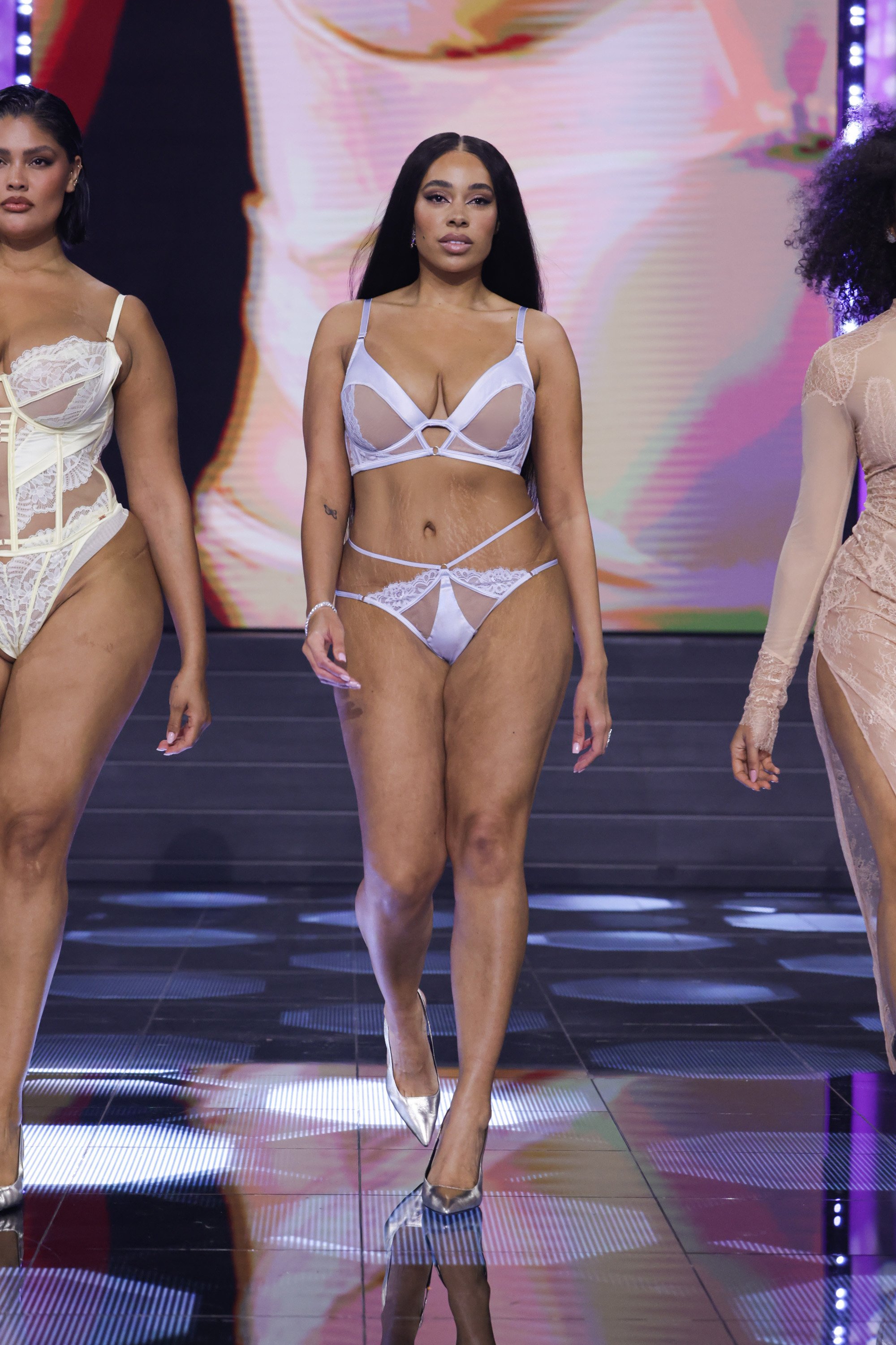 Nisha Open Crotch Brazilian, Blue, main