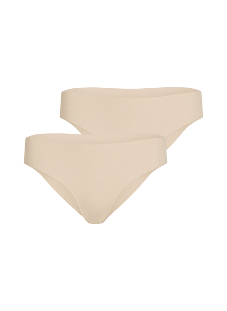 3-pack invisible Brazilian, Beige