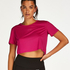 HKMX Mesh Crop Top, Pink