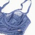 Daan Non-Padded Longline Underwired Bra, Blue