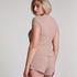 Pyjama Top Rib Essential, Beige
