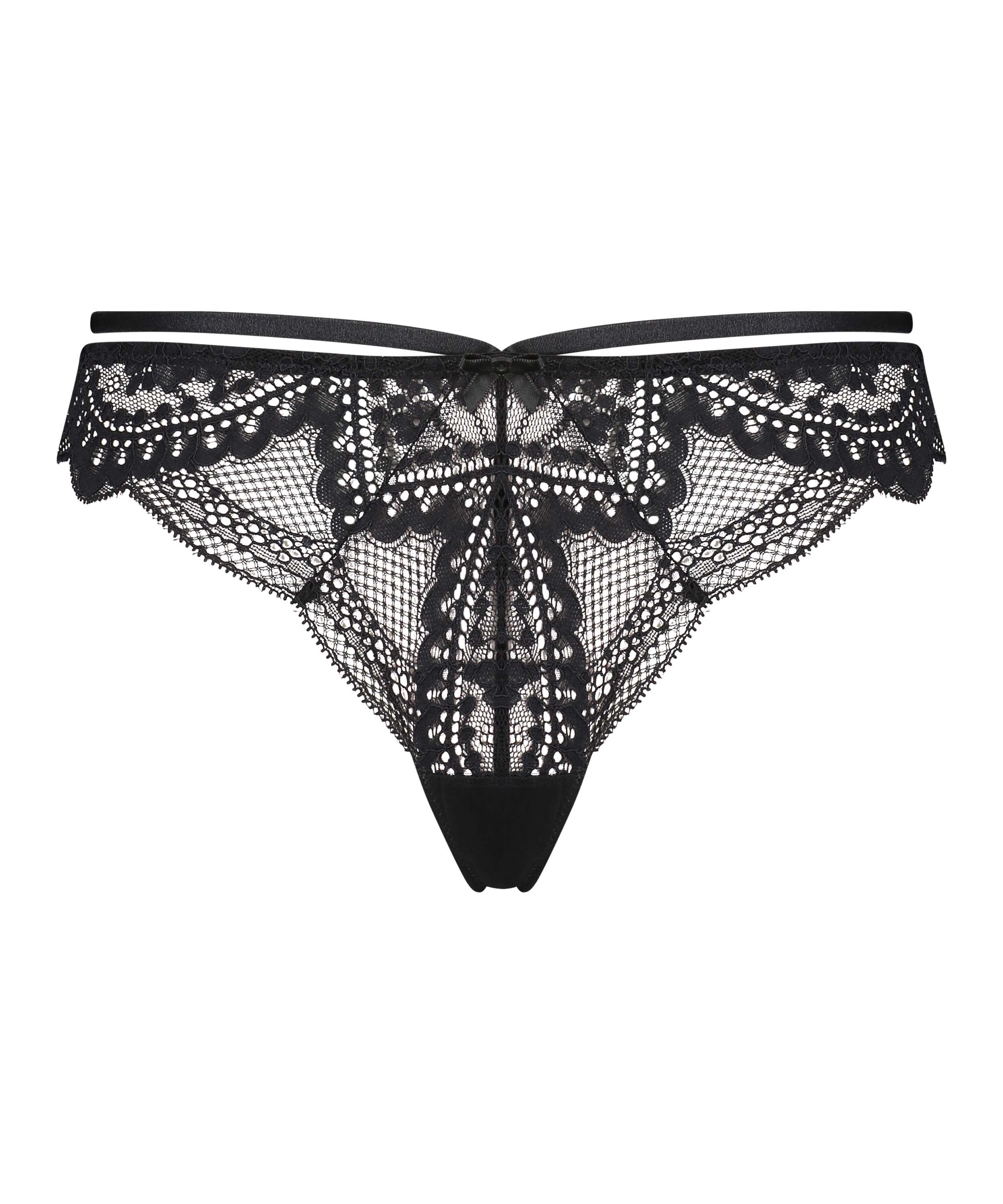 Oceana Thong Rebecca Mir, Black