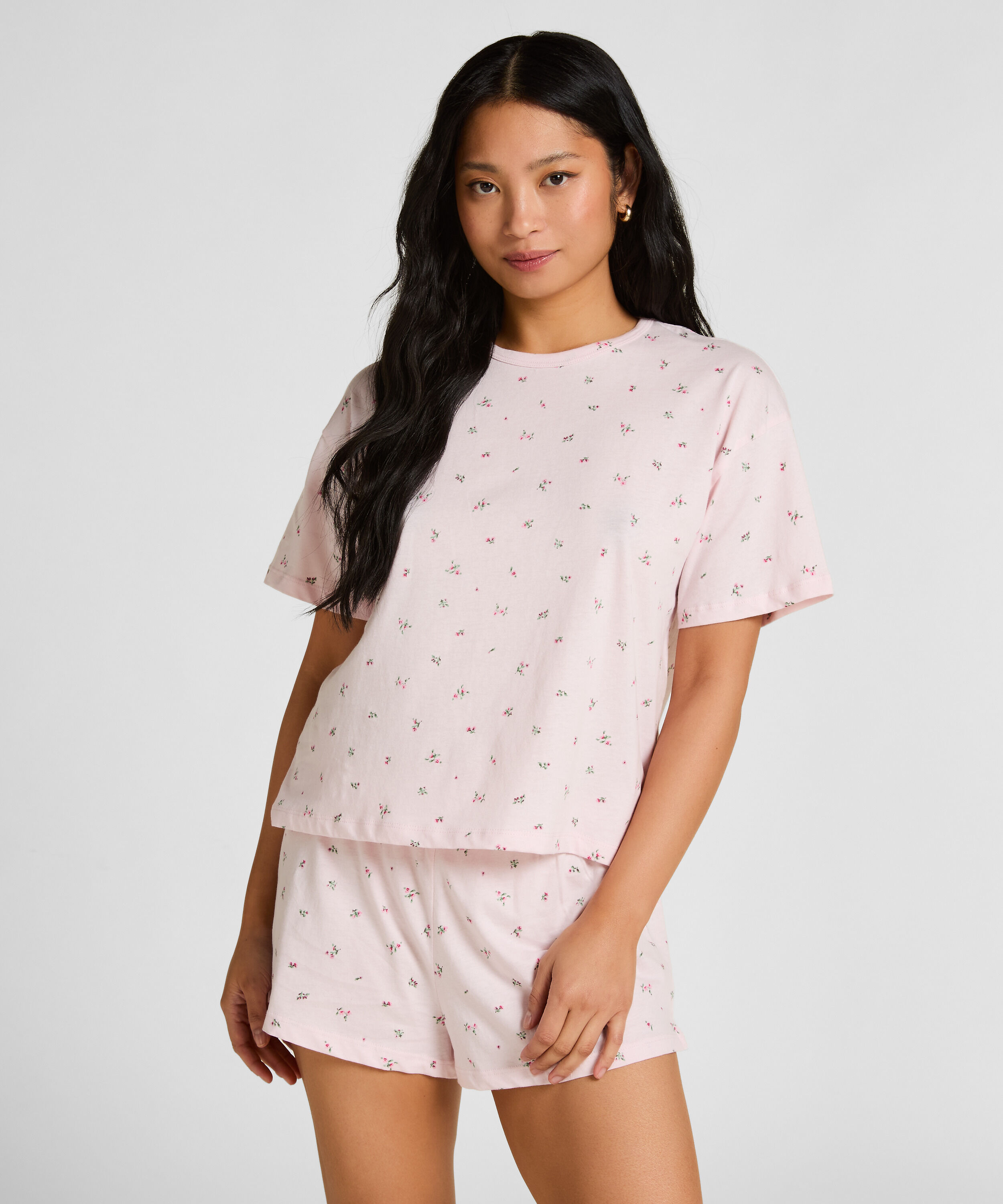 Pyjama Set Cotton, Pink Pyjama Set Cotton, Pink