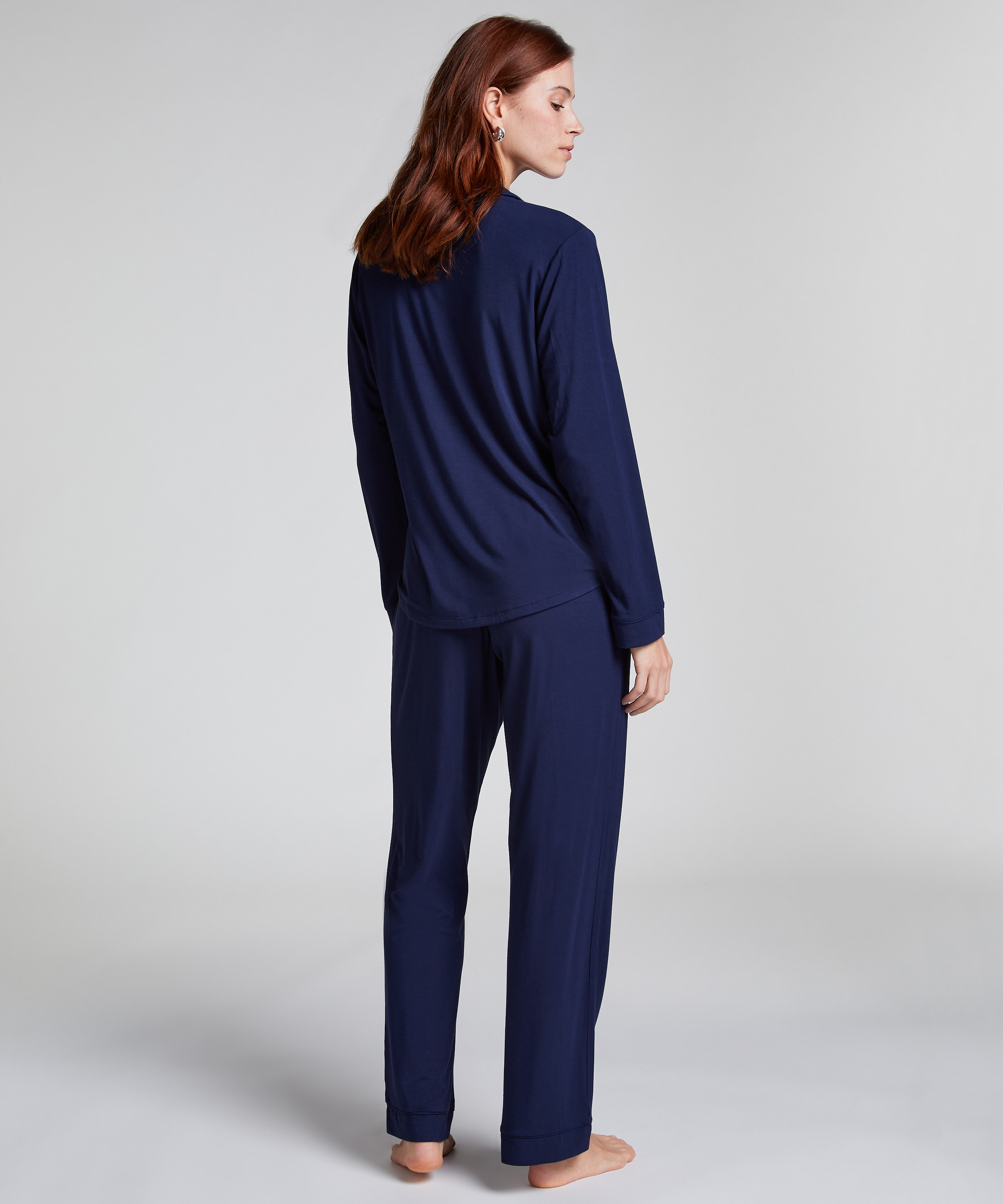 Essential Jersey Long-Sleeved Jacket, Blue, main