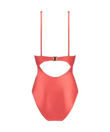 Luxe Shaping Swimsuit, Red