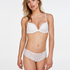 Padded Underwired Maximizer Bra Plunge, White