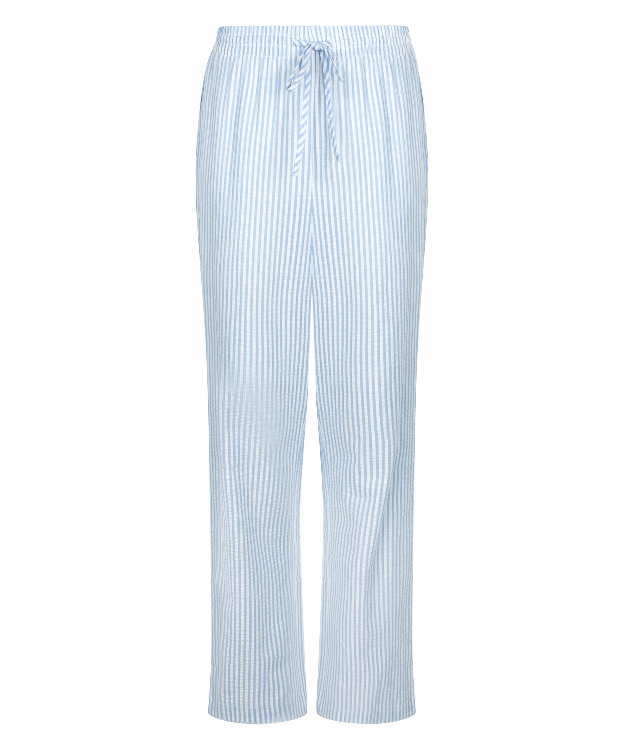 Cotton Pyjama Pants, Blue