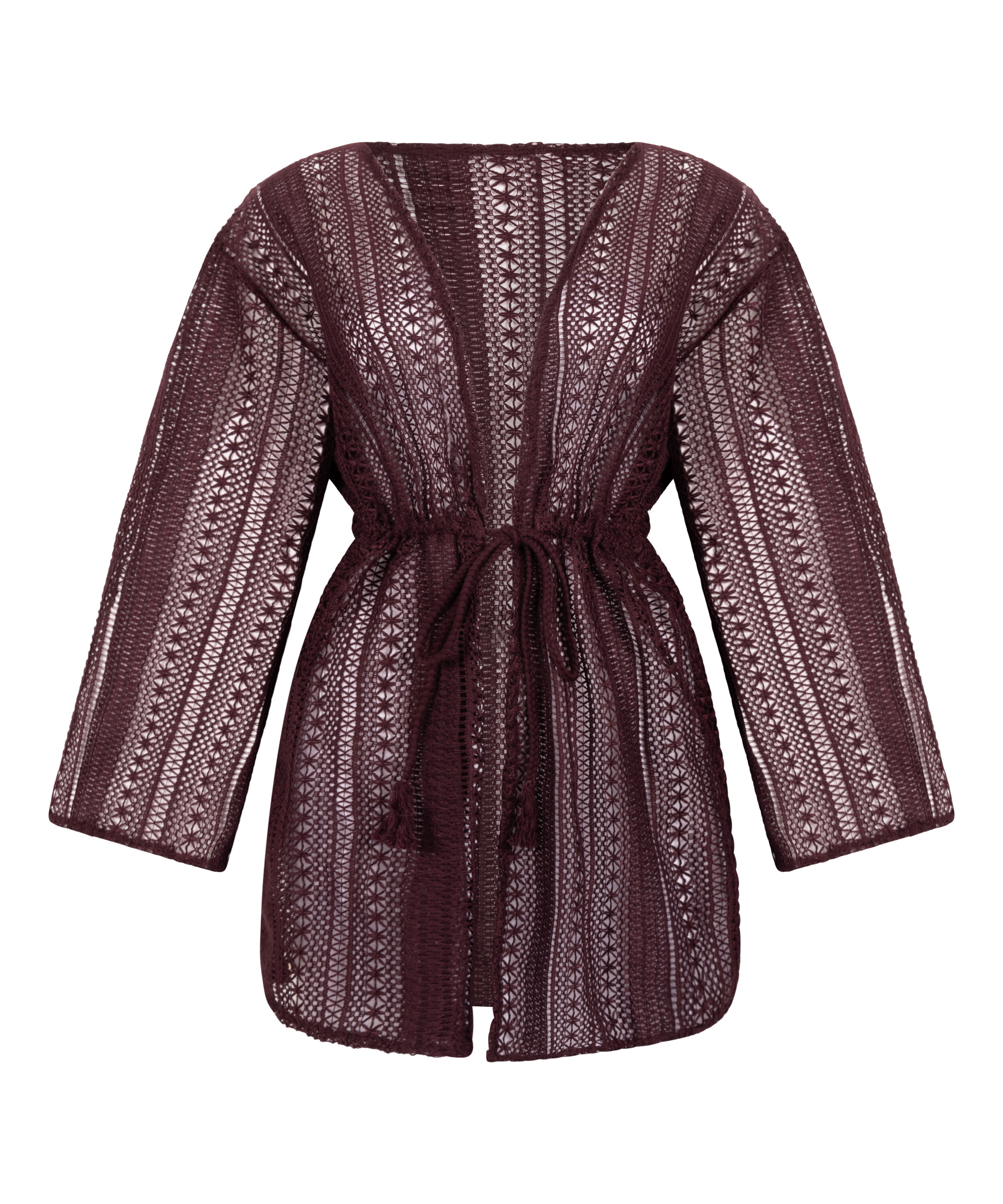 Beach Crochet Kaftan, Purple