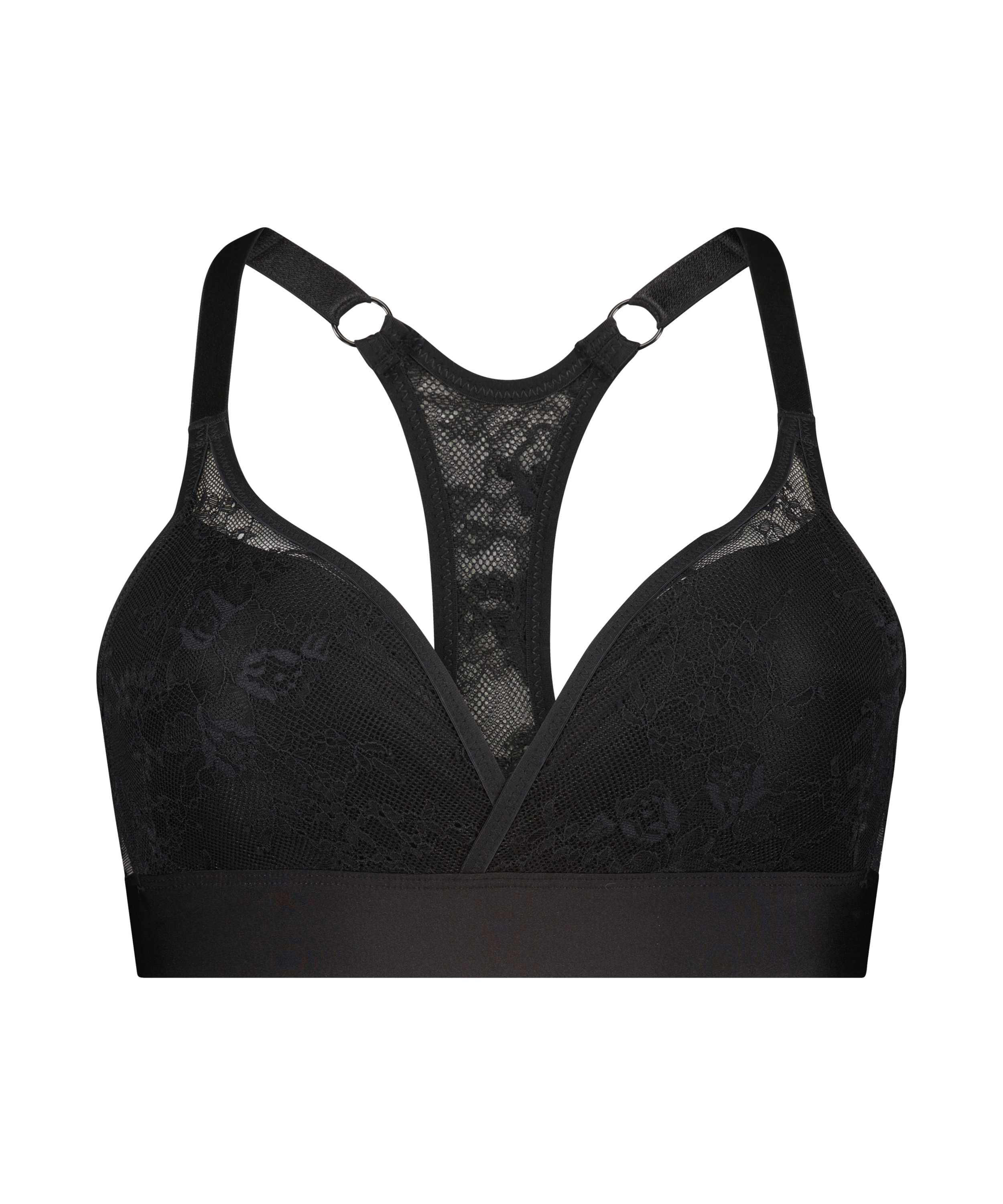 Dana Padded Non-Wired Bra, Black, main