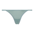 Invisible Stripe Mesh Thong, Grey