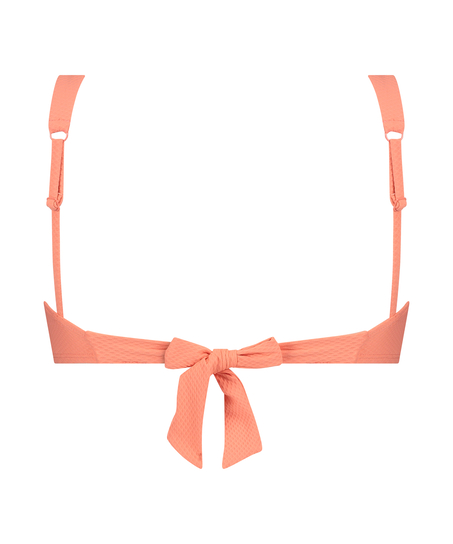 Peachy Bikini Top, Orange