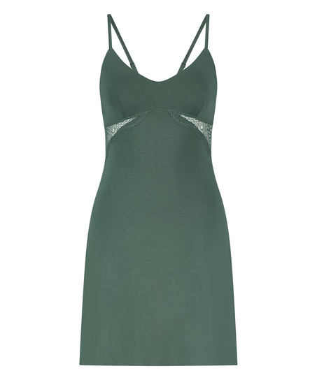 Nova Jersey Slip Dress, Green