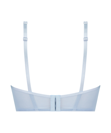 Catrin Padded Longline Underwired Bra, Blue