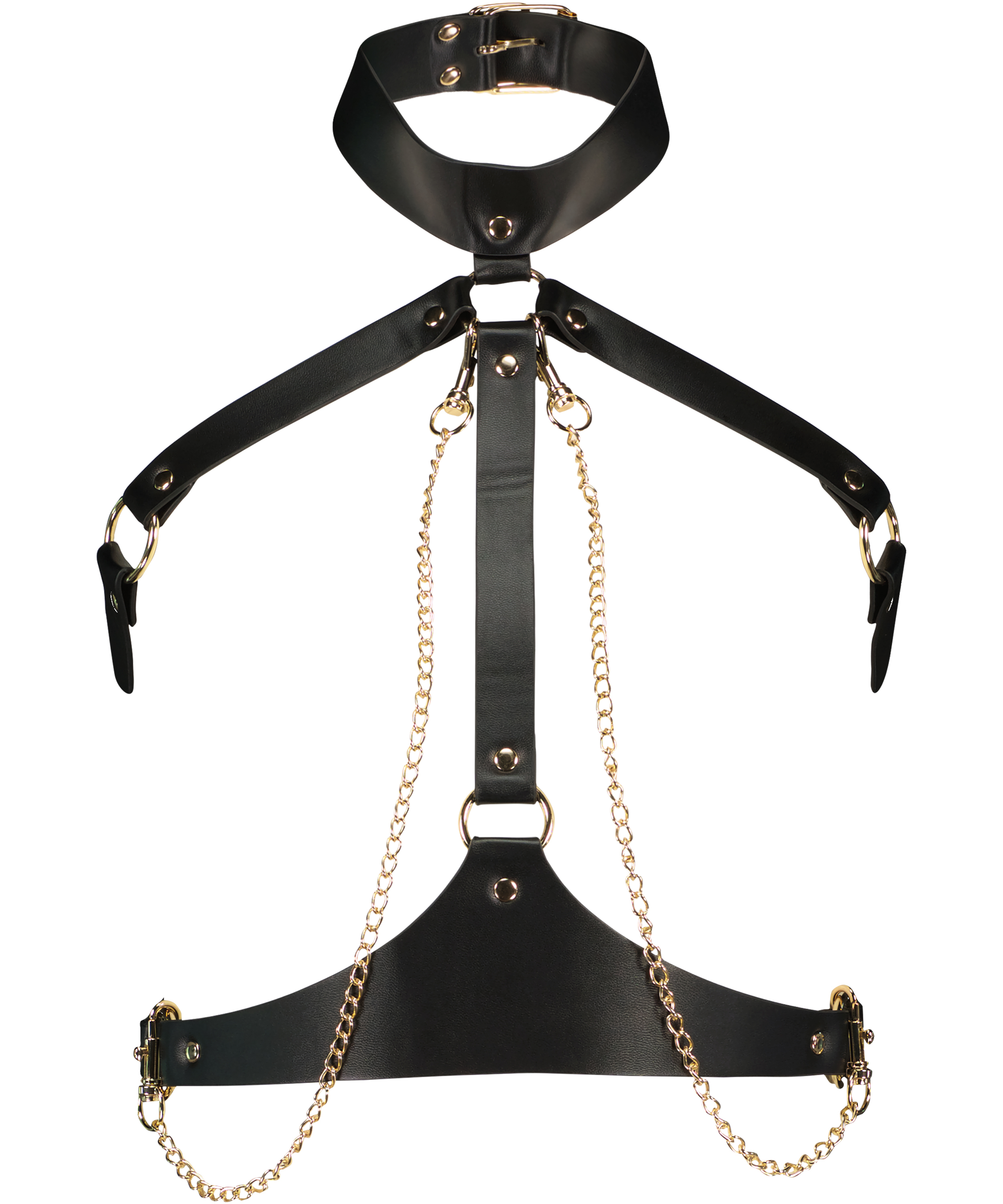Private Harness Set, Black, main