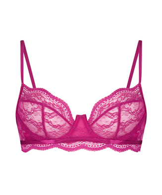 Isabelle Sparkle Non-Padded Underwired Bra, Pink