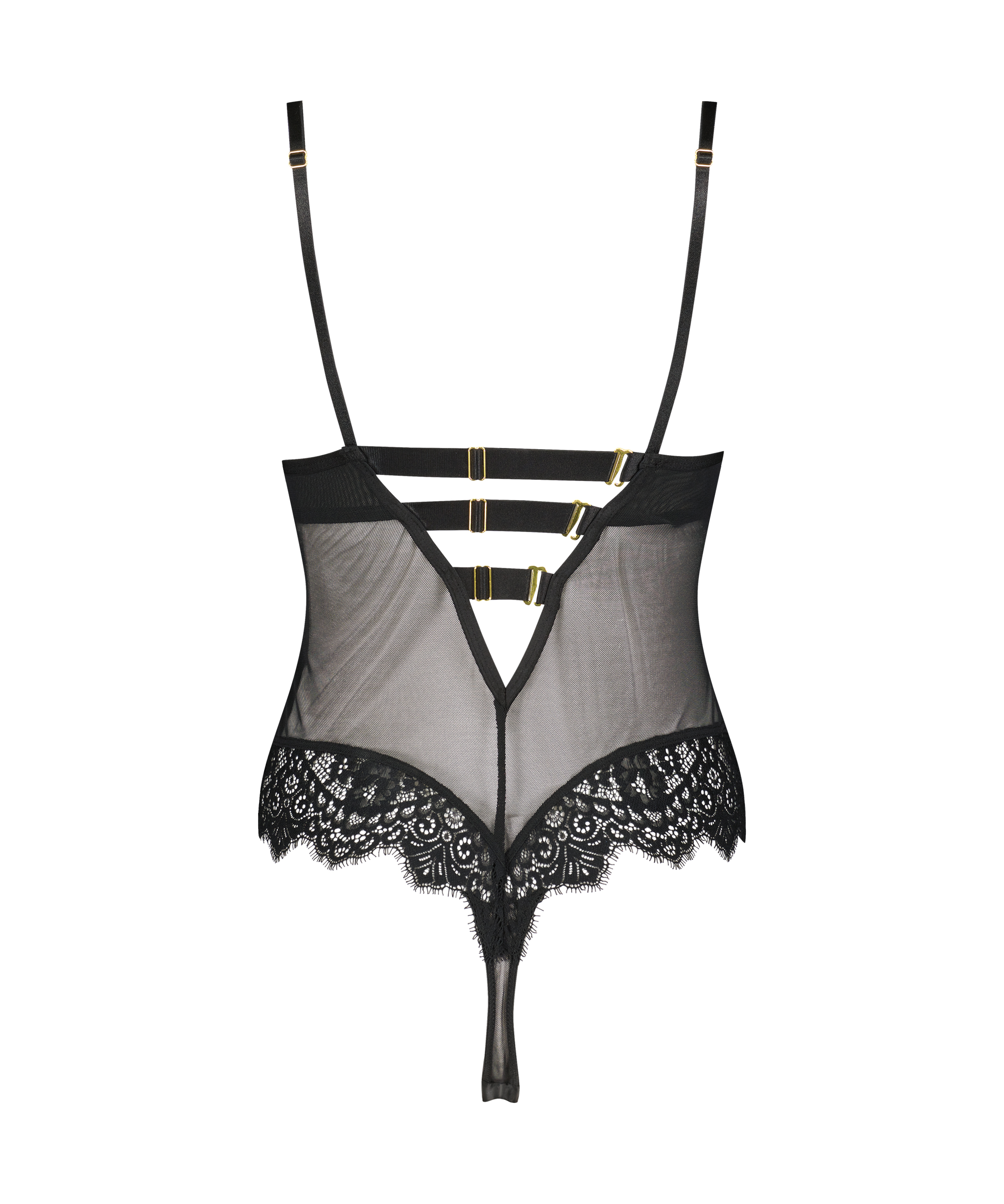 Azelea bodysuit, Black, main