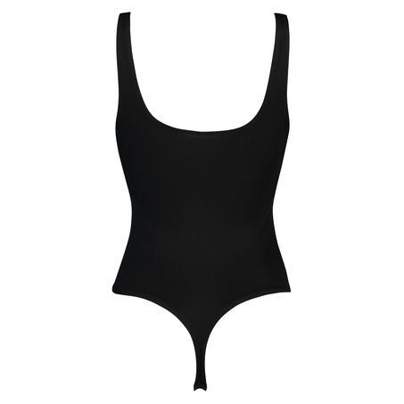 Singlet Ribbed Body, Black