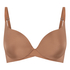 Smooth Padded Underwired Bra, Brown