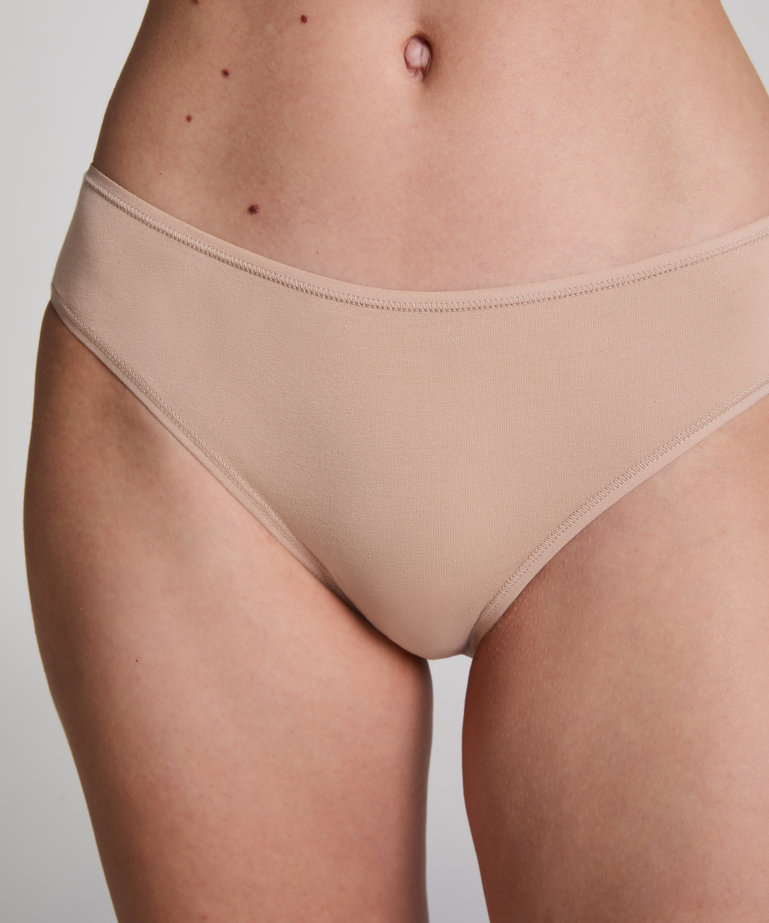 2 Cotton Briefs Kim, Beige, main
