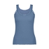 Ribbed Lace Singlet, Blue
