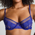 Sable Non-Padded Underwired Bra, Blue