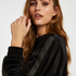 Velvet Shimmer top, Black