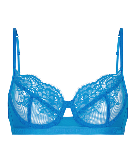 Honey Non-Padded Underwired Bra, Blue
