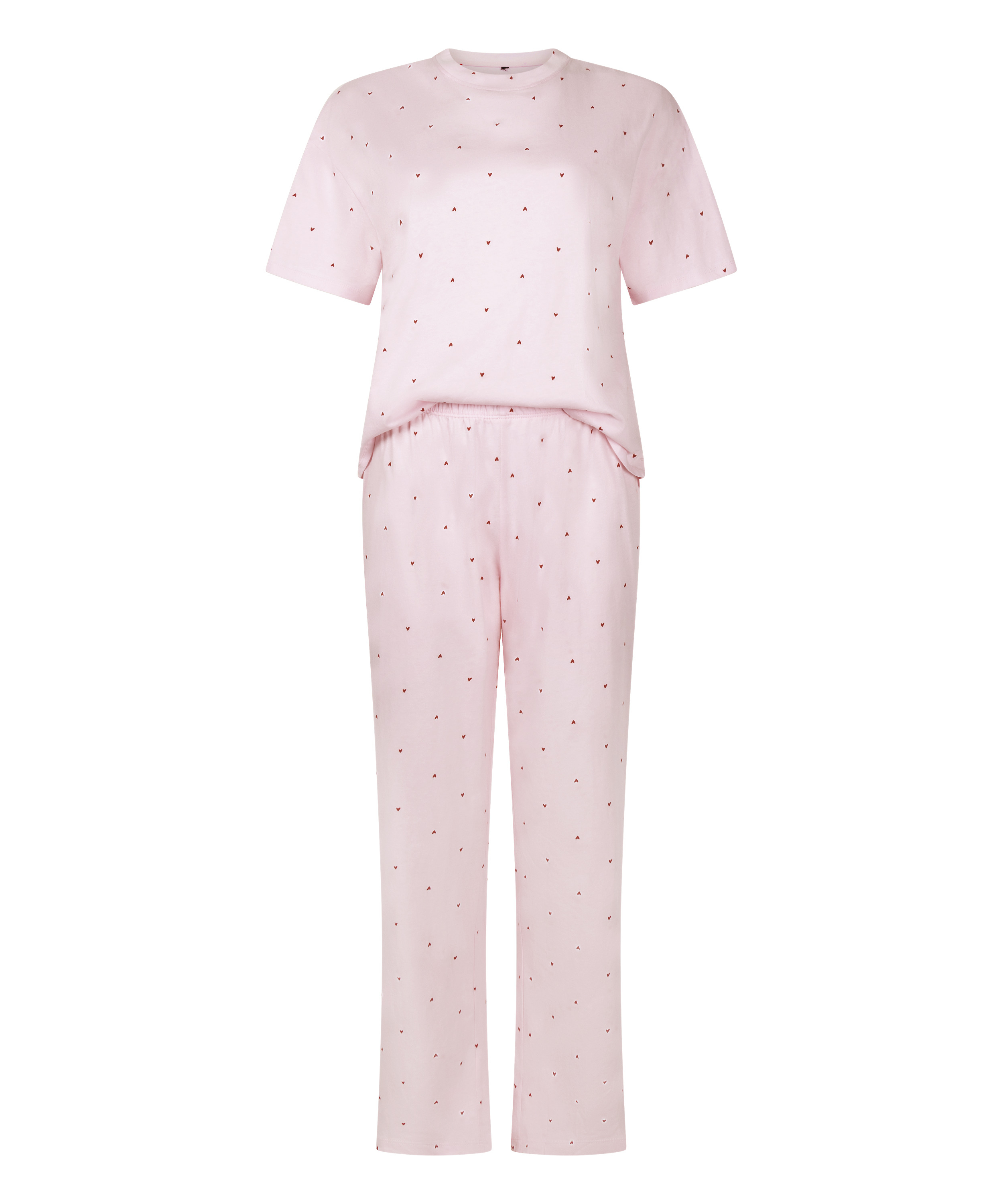 Pyjama Set Cotton Print, Pink, main