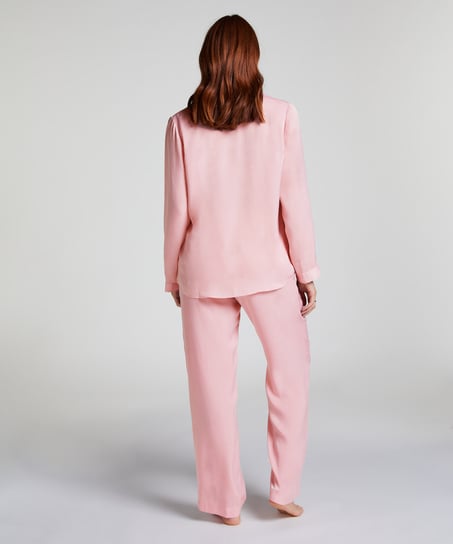 Satin Trousers, Pink