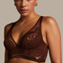 Indigo Non-Padded Underwired Bra, Brown