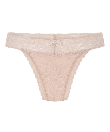 Madison Thong, Beige