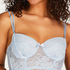 Catrin Padded Longline Underwired Bra, Blue
