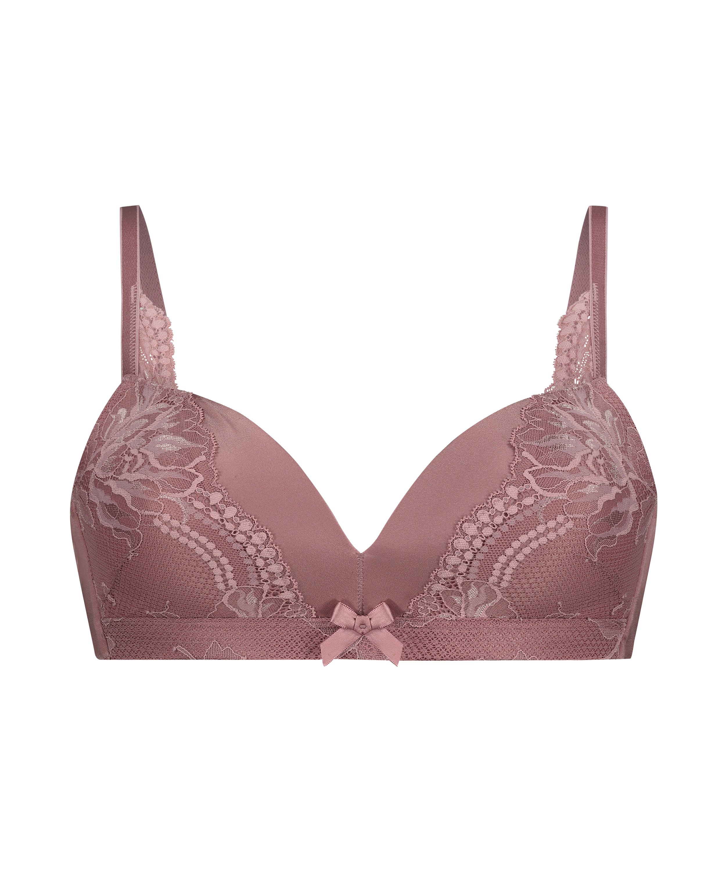 Lycke Padded Non-Wired Bra, Pink, main