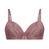 Lycke Padded Non-Wired Bra, Pink