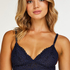 Rose Bralette, Blue