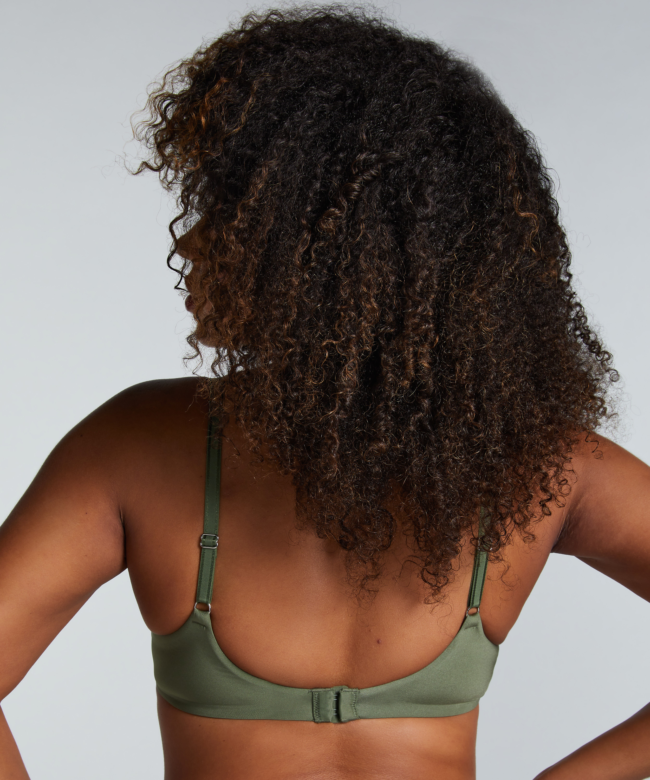 Mona Padded Non-wired Bra, Green, main
